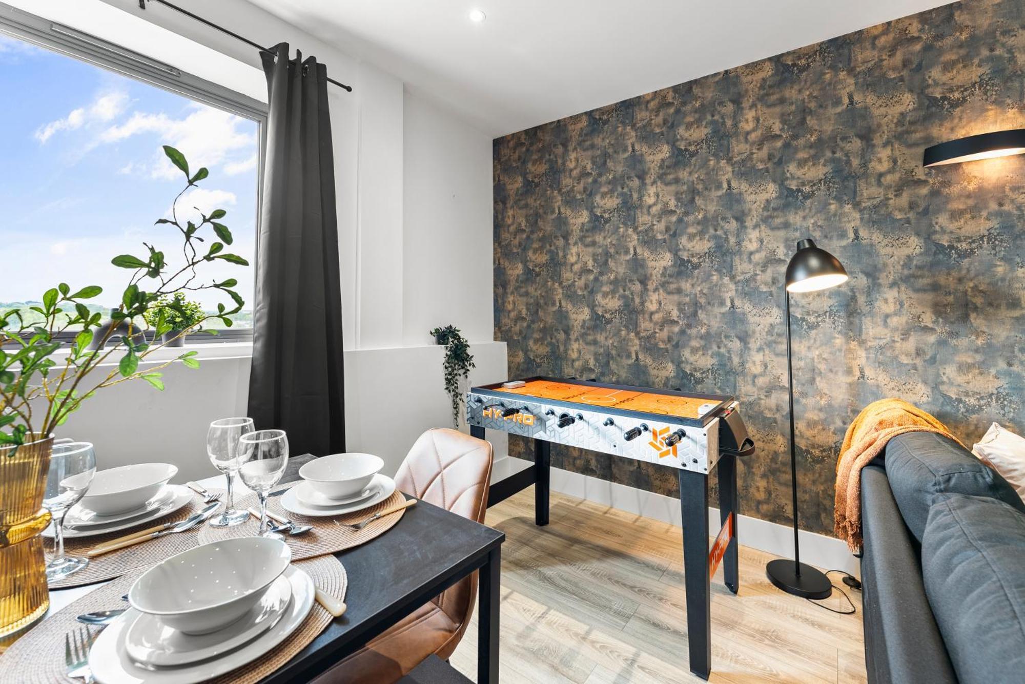Stylish Two-Bedroom Flat In NWI Eksteriør bilde