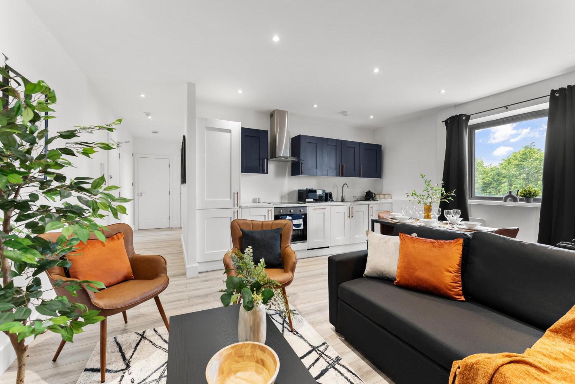 Stylish Two-Bedroom Flat In NWI Eksteriør bilde